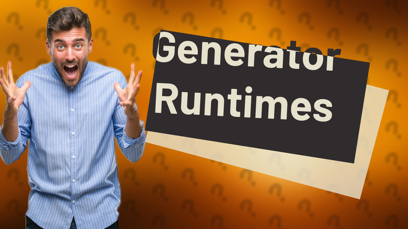 Generator Runtimes
