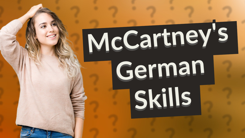 McCartney's German Skills