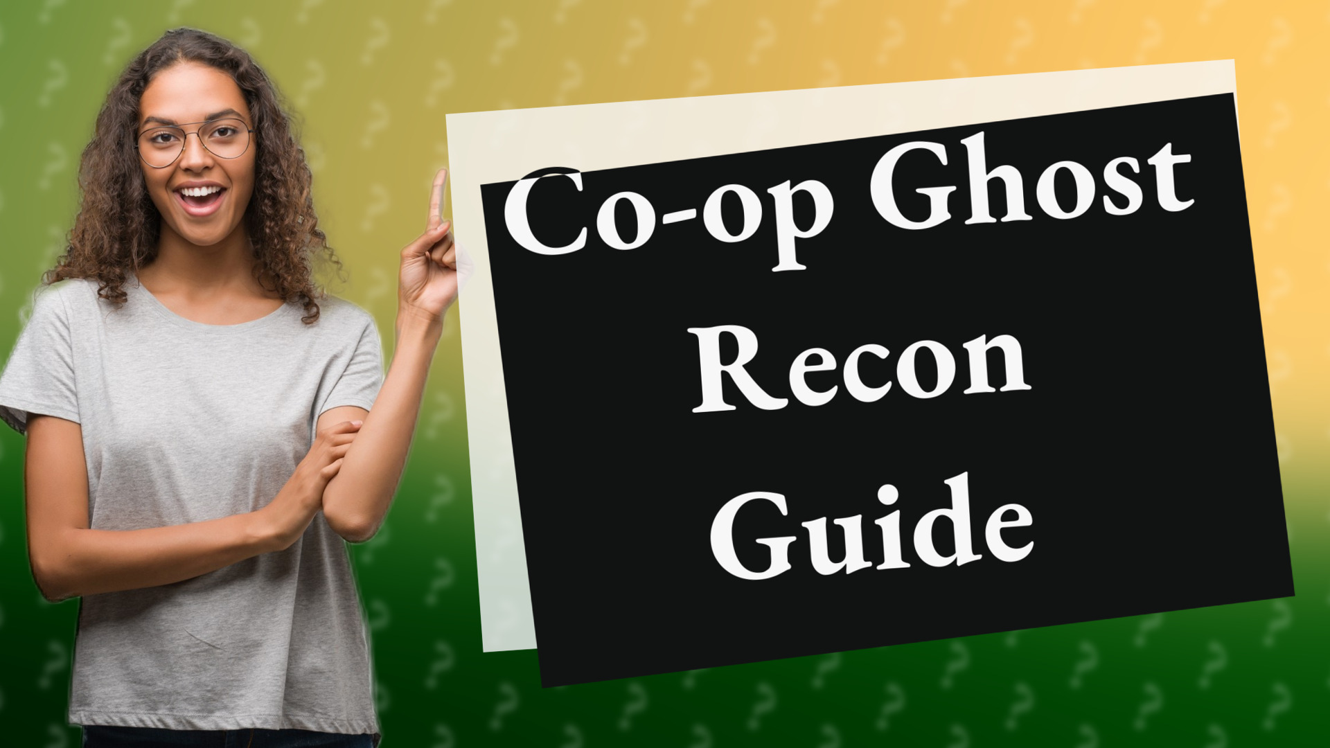 Co-op Ghost Recon Guide