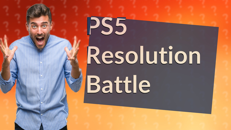 PS5 Resolution Battle