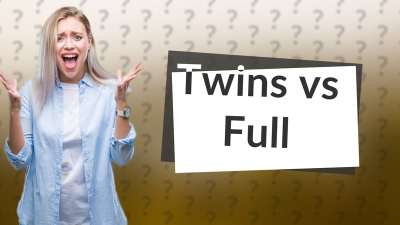 Twins vs Full