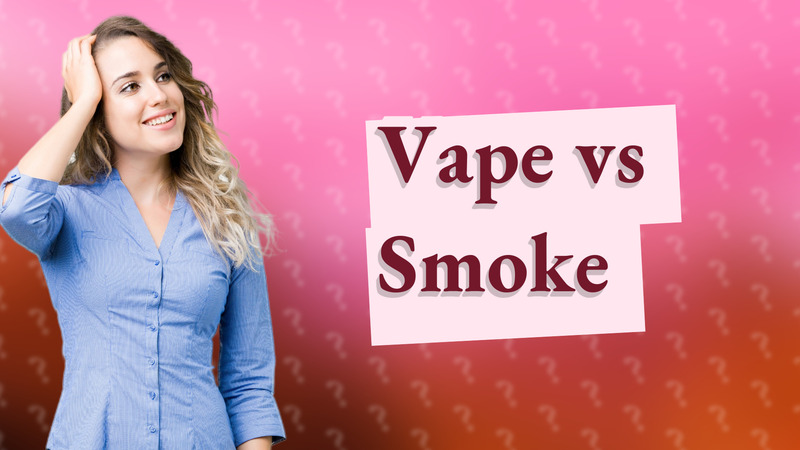 Vape vs Smoke