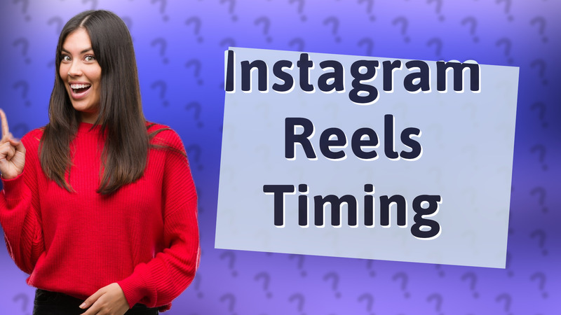 Instagram Reels Timing