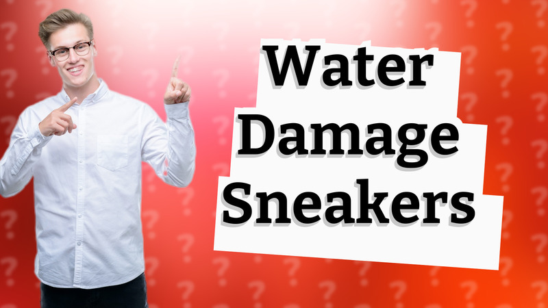 Water Damage Sneakers