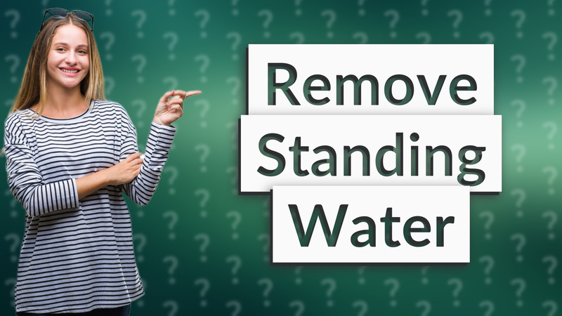 Remove Standing Water