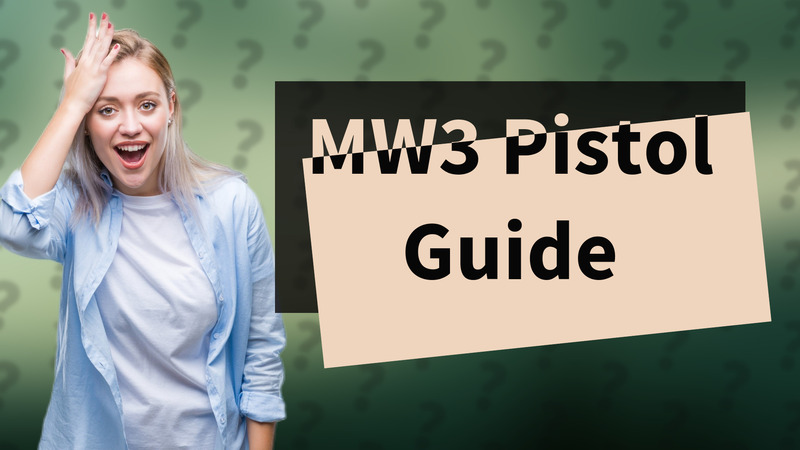 MW3 Pistol Guide