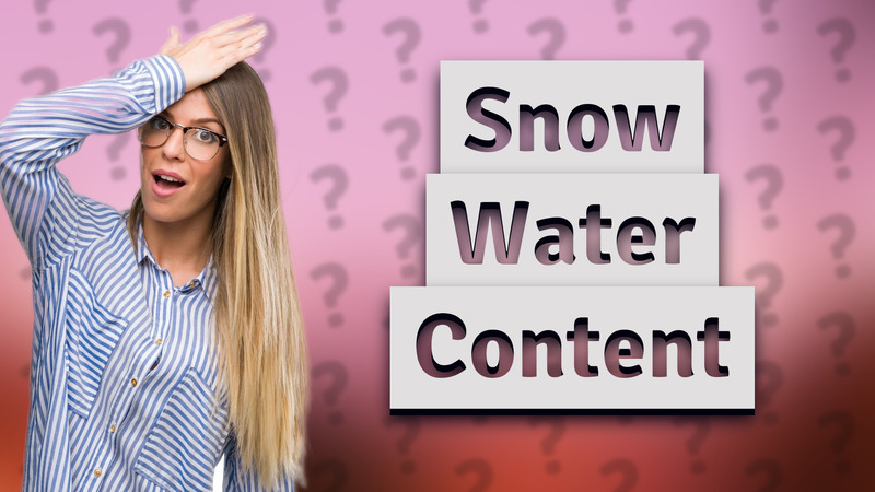 Snow Water Content