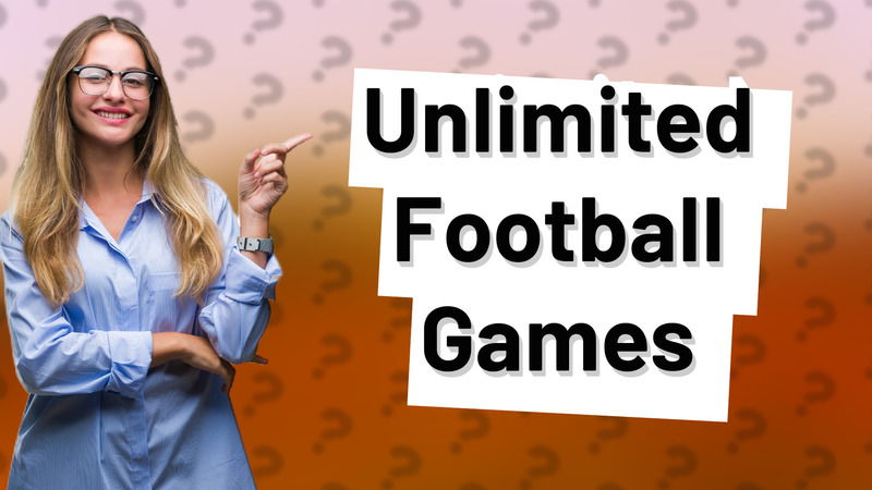 Unlimited Football Games