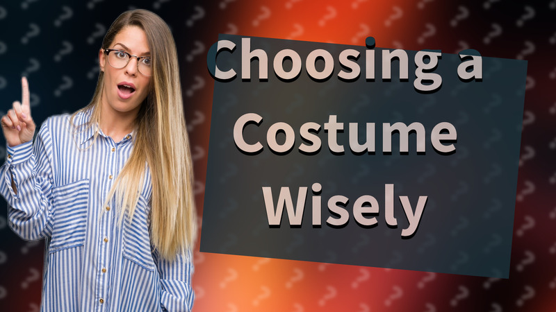 Choosing a Costume Wisely