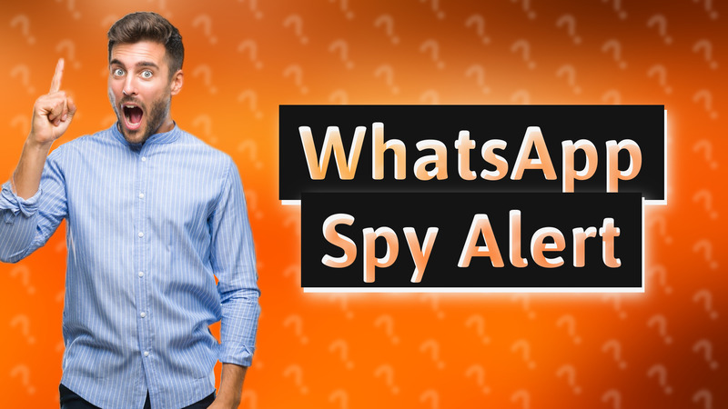 WhatsApp Spy Alert