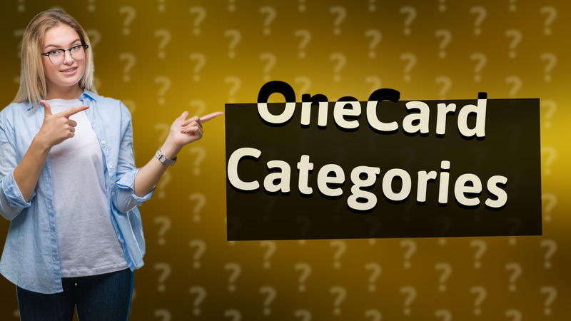 OneCard Categories
