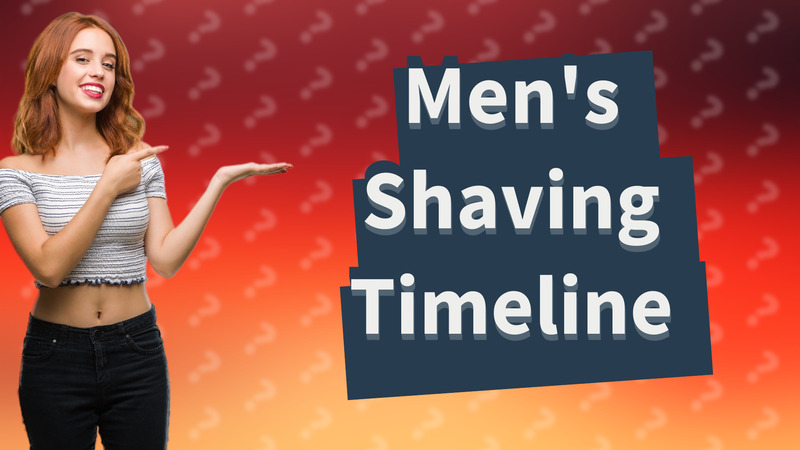 Men's Shaving Timeline