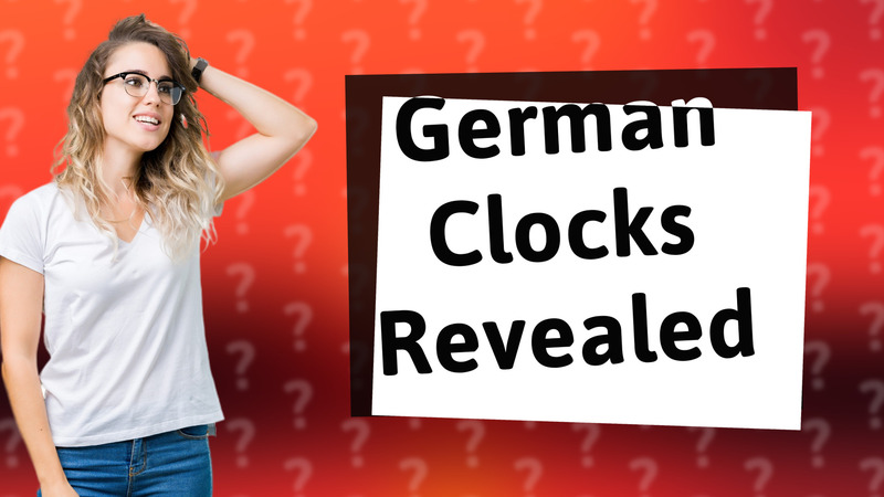 German Clocks Revealed