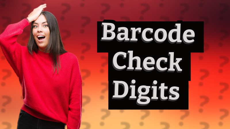 Barcode Check Digits