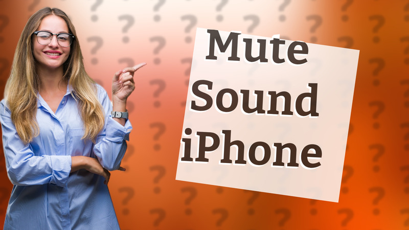 Mute Sound iPhone