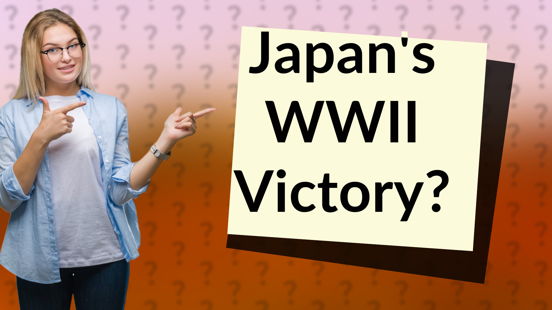 Japan's WWII Victory?