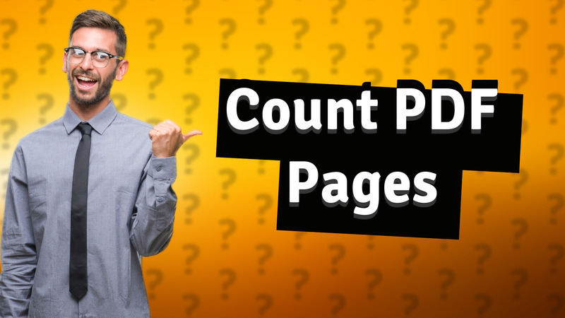 Count PDF Pages