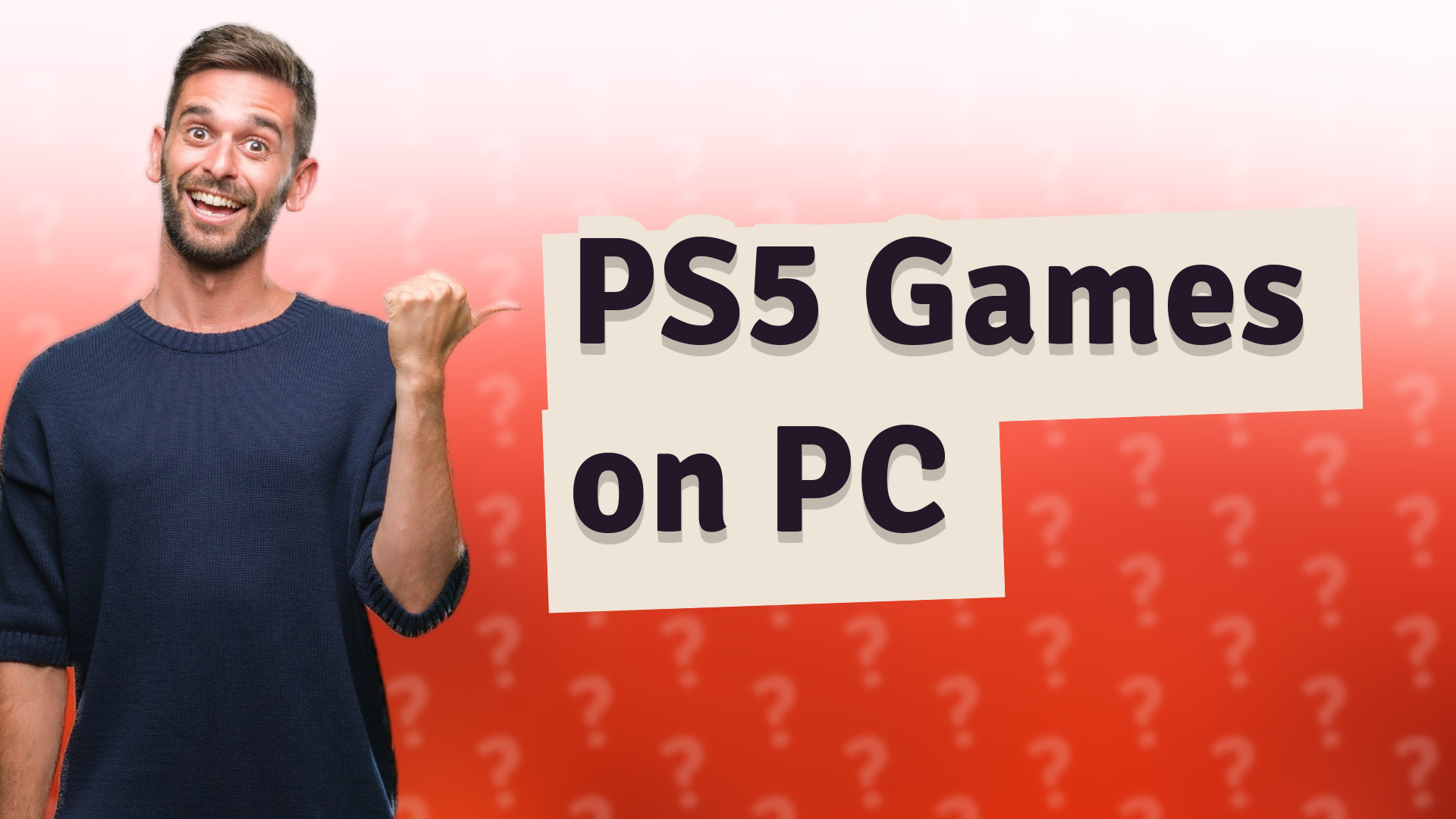 PS5 Games on PC