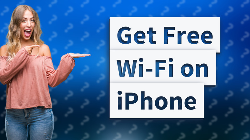 Get Free Wi-Fi on iPhone