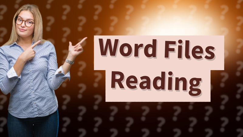 Word Files Reading