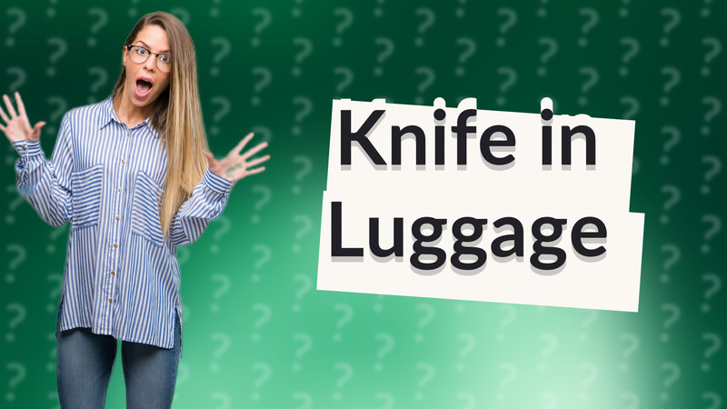 Knife in Luggage