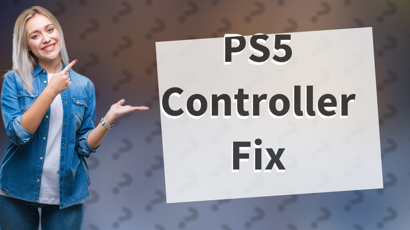 PS5 Controller Fix