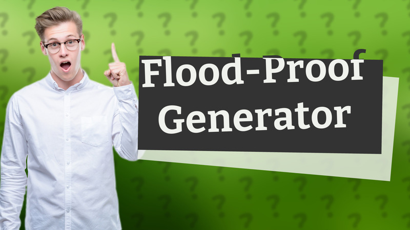 Flood-Proof Generator