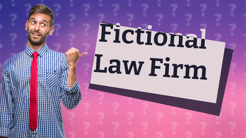 Fictional Law Firm