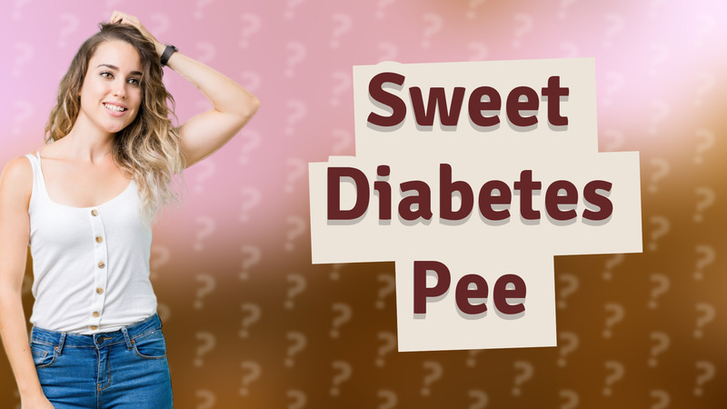Sweet Diabetes Pee