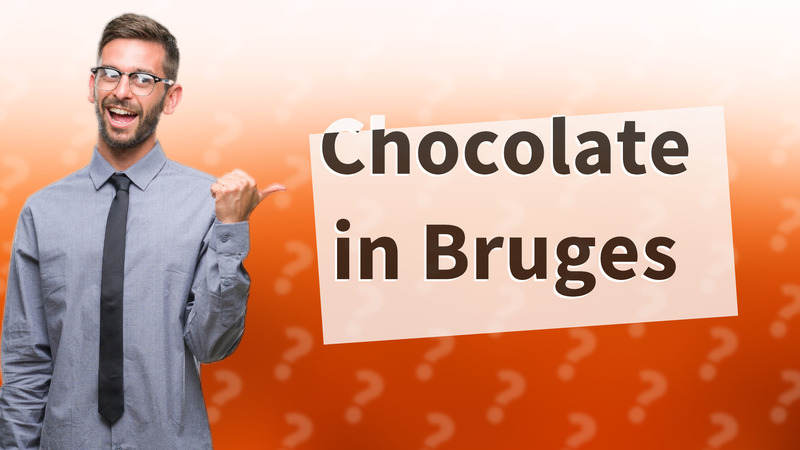 Chocolate in Bruges