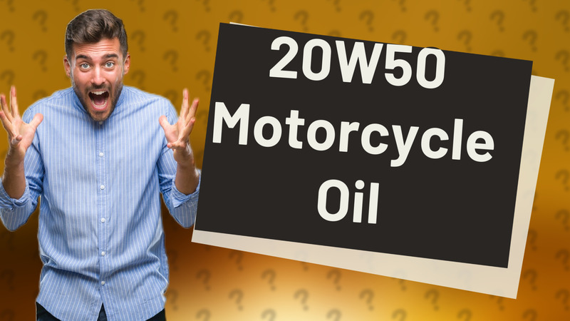 20W50 Motorcycle Oil