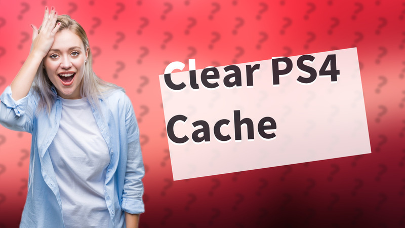 Clear PS4 Cache