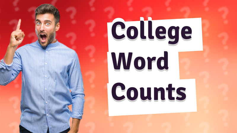 College Word Counts