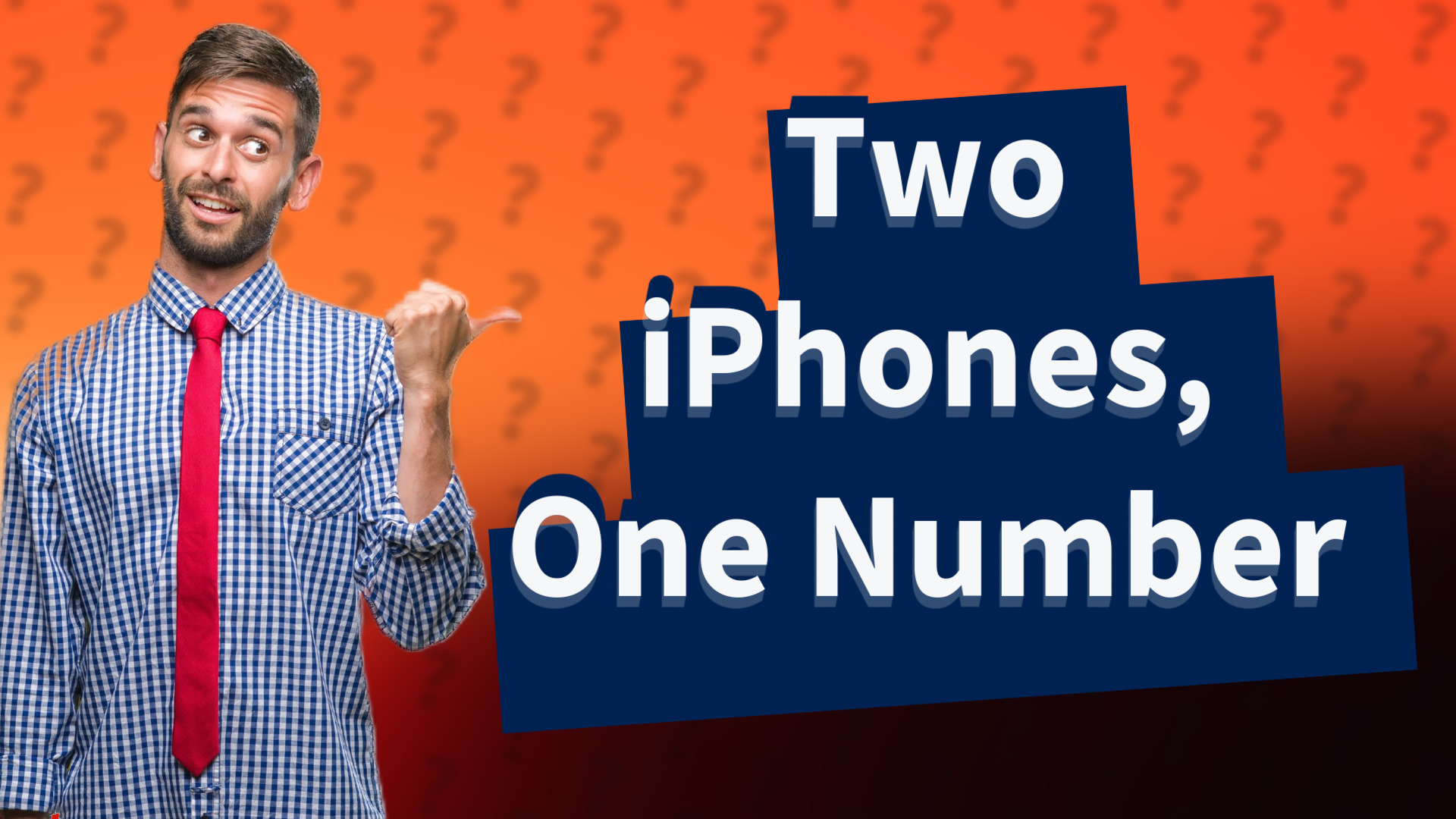 Two iPhones, One Number