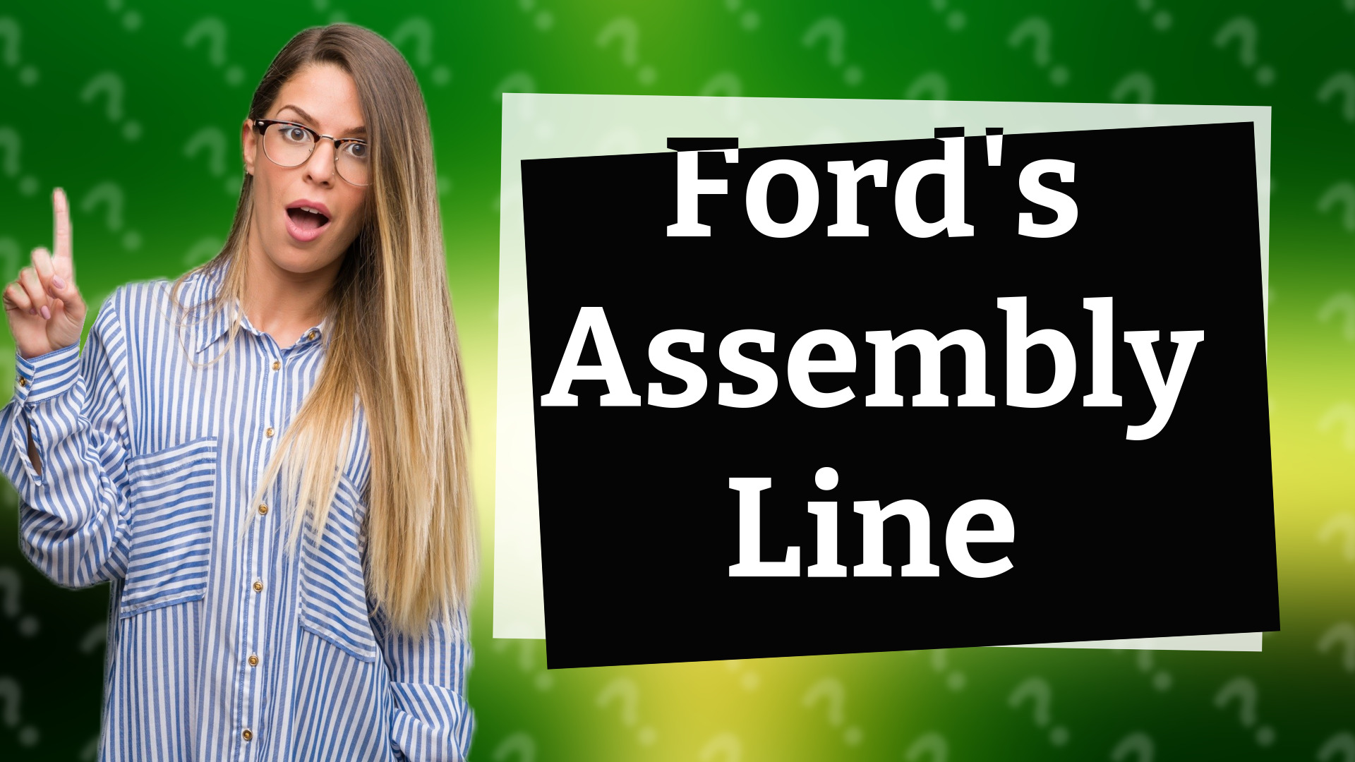 Ford's Assembly Line