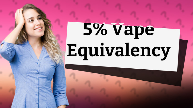 5% Vape Equivalency