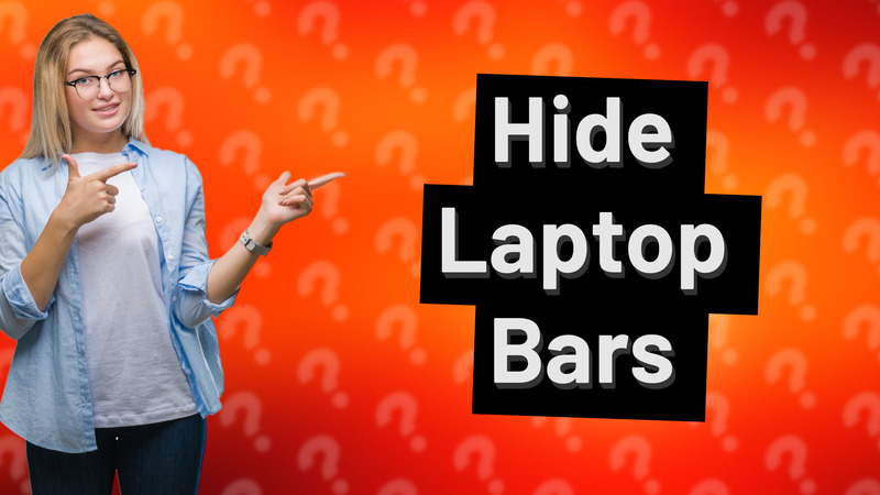 Hide Laptop Bars