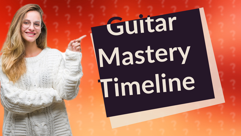 Guitar Mastery Timeline
