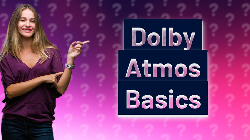 Dolby Atmos Basics