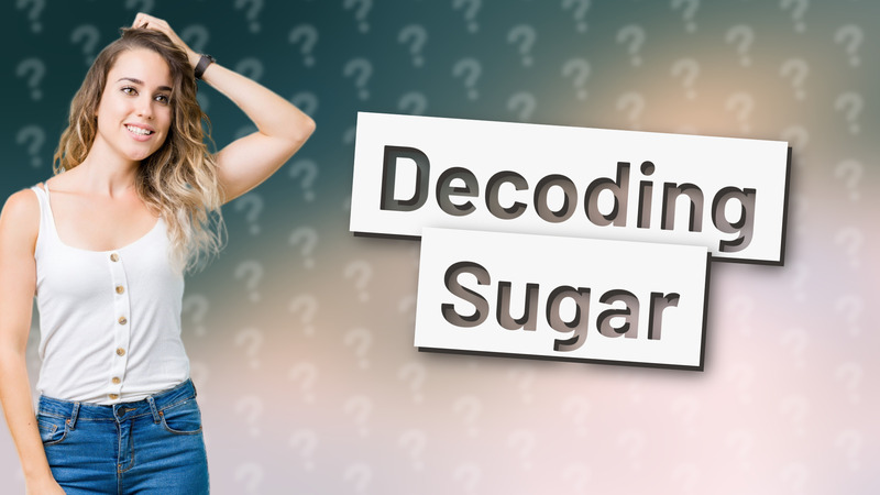 Decoding Sugar