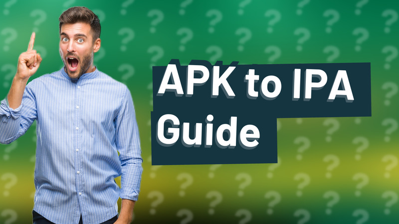 APK to IPA Guide