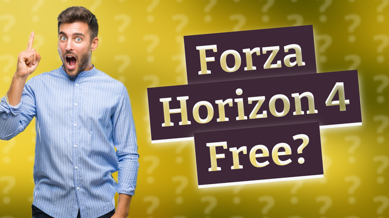 Forza Horizon 4 Free?