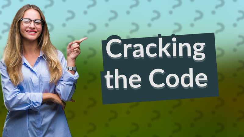 Cracking the Code