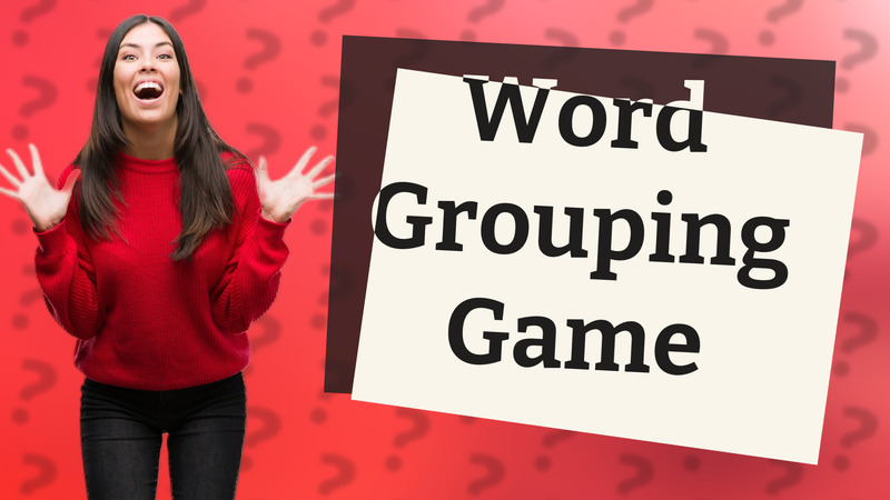 Word Grouping Game
