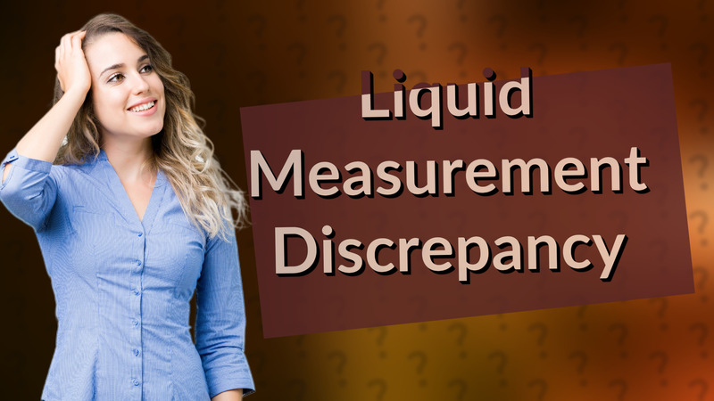 Liquid Measurement Discrepancy