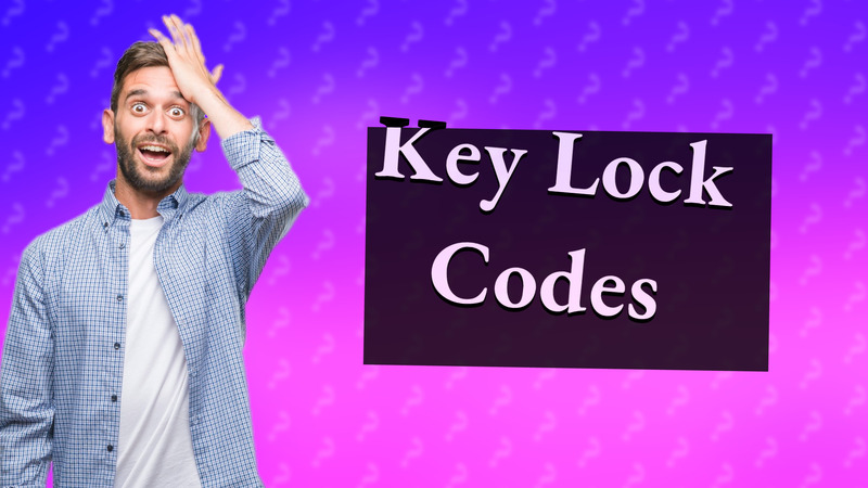 Key Lock Codes