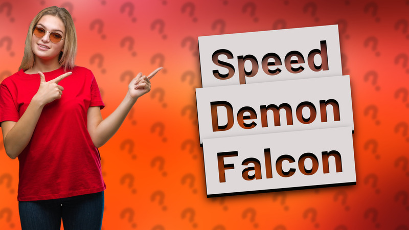 Speed Demon Falcon