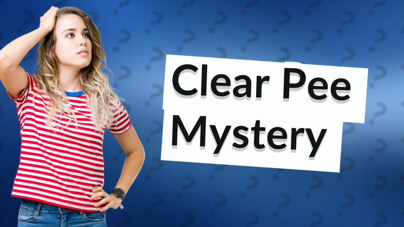Clear Pee Mystery