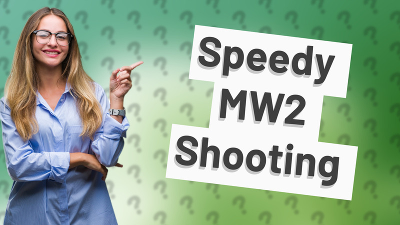 Speedy MW2 Shooting