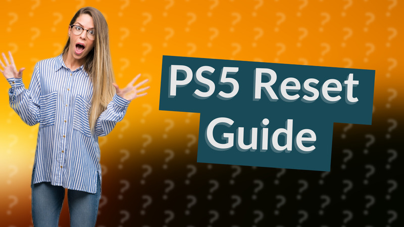 PS5 Reset Guide